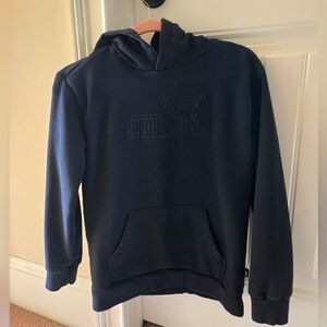 🌟PUMA BLACK HOODIE SWEATER SIZE Large 14/16